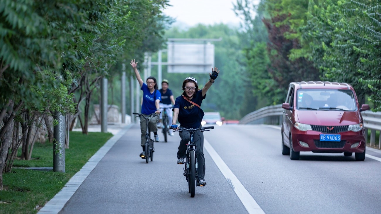 「騎行雁棲湖，凝聚團隊力！」 一日騎行團建，挑戰(zhàn)與美景同行！