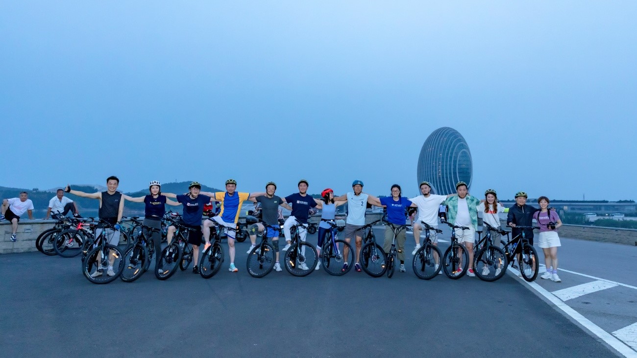 「騎行雁棲湖，凝聚團隊力！」 一日騎行團建，挑戰(zhàn)與美景同行！