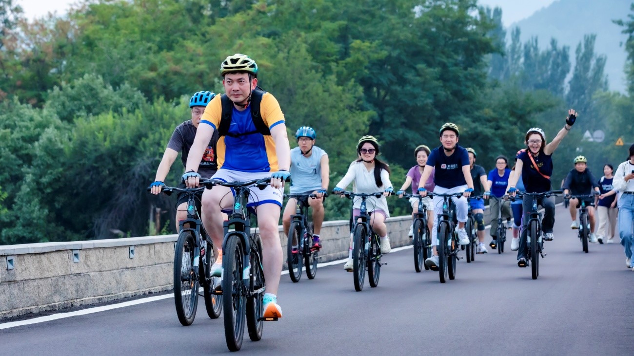 「騎行雁棲湖，凝聚團隊力！」 一日騎行團建，挑戰(zhàn)與美景同行！