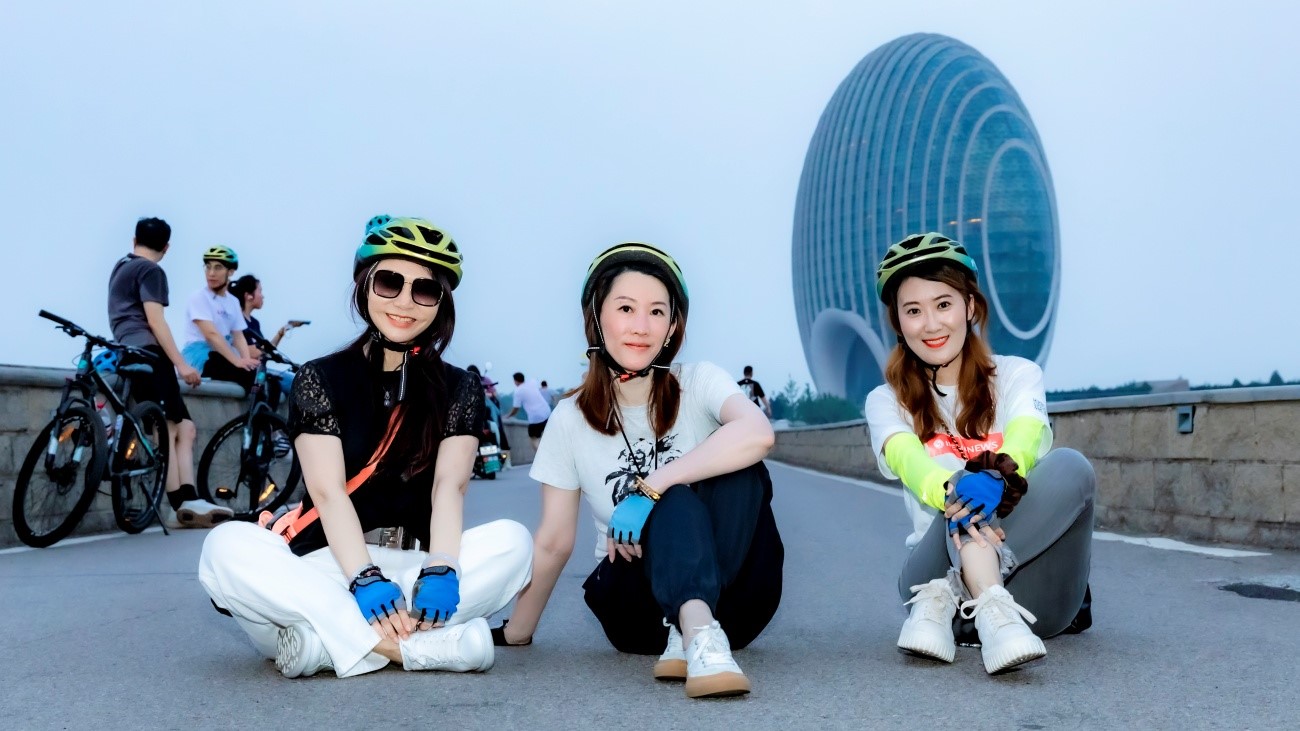 「騎行雁棲湖，凝聚團隊力！」 一日騎行團建，挑戰(zhàn)與美景同行！